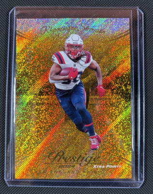 Rhamondre Stevenson 2024 Panini Prestige Gold Premium Xtra Points