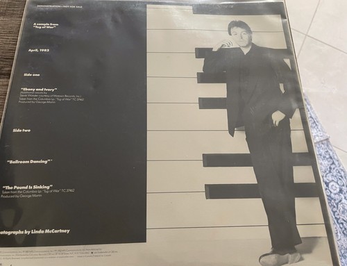 PAULMCCARTNEY:”Tug of War Demos” rare promo Sampler SEALED! White Vinyl - Picture 2 of 4