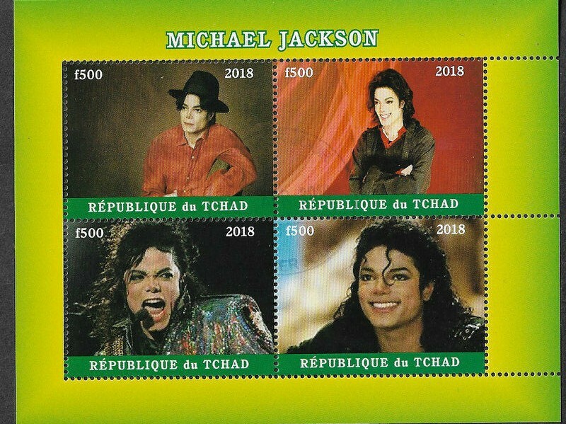 Michael Jackson stamps sheet 2018 fine used/cto eBay
