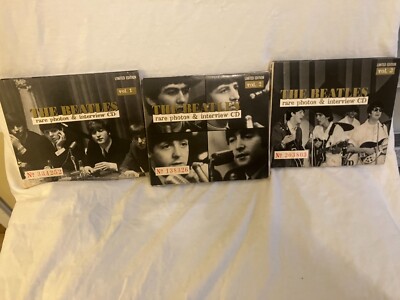 THE BEATLES rare photos & interview CDs-FULL SET VG+