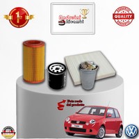 Set Service 4 Filter VW Lupo 1.7 Sdi 44KW 60CV Von 2000-> 2005