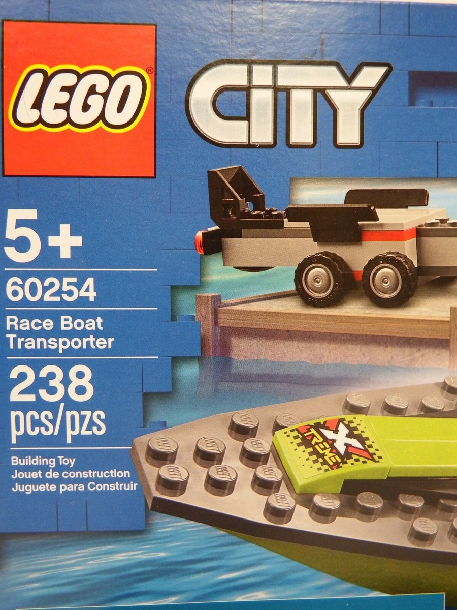 LEGO City - RACE BOAT TRANSPORTER - Model # 60254 - Ages 5-12