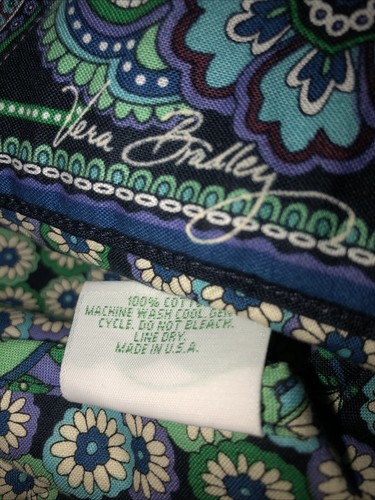 Vera Bradley Vera Tote Bag in Blue Rhapsody Retired - Picture 8 of 8