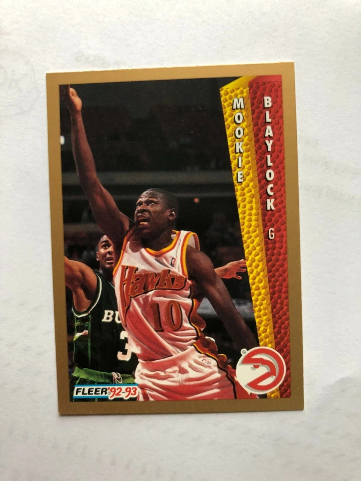 1993 MOOKIE BLAYLOCK Fleer Basketball Card  # 2 Made in USA - Image 2 of 4