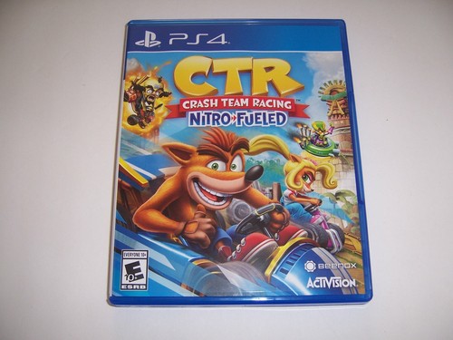 Replacement Box Case CRASH TEAM RACING Sony PlayStation 4 PS4 ORIGINAL NO DISC
