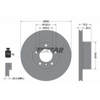 Textar 2X Bremsscheiben Vorne Ø300 Mm BelüFtet Beschichtet FüR BMW 3Er Touring