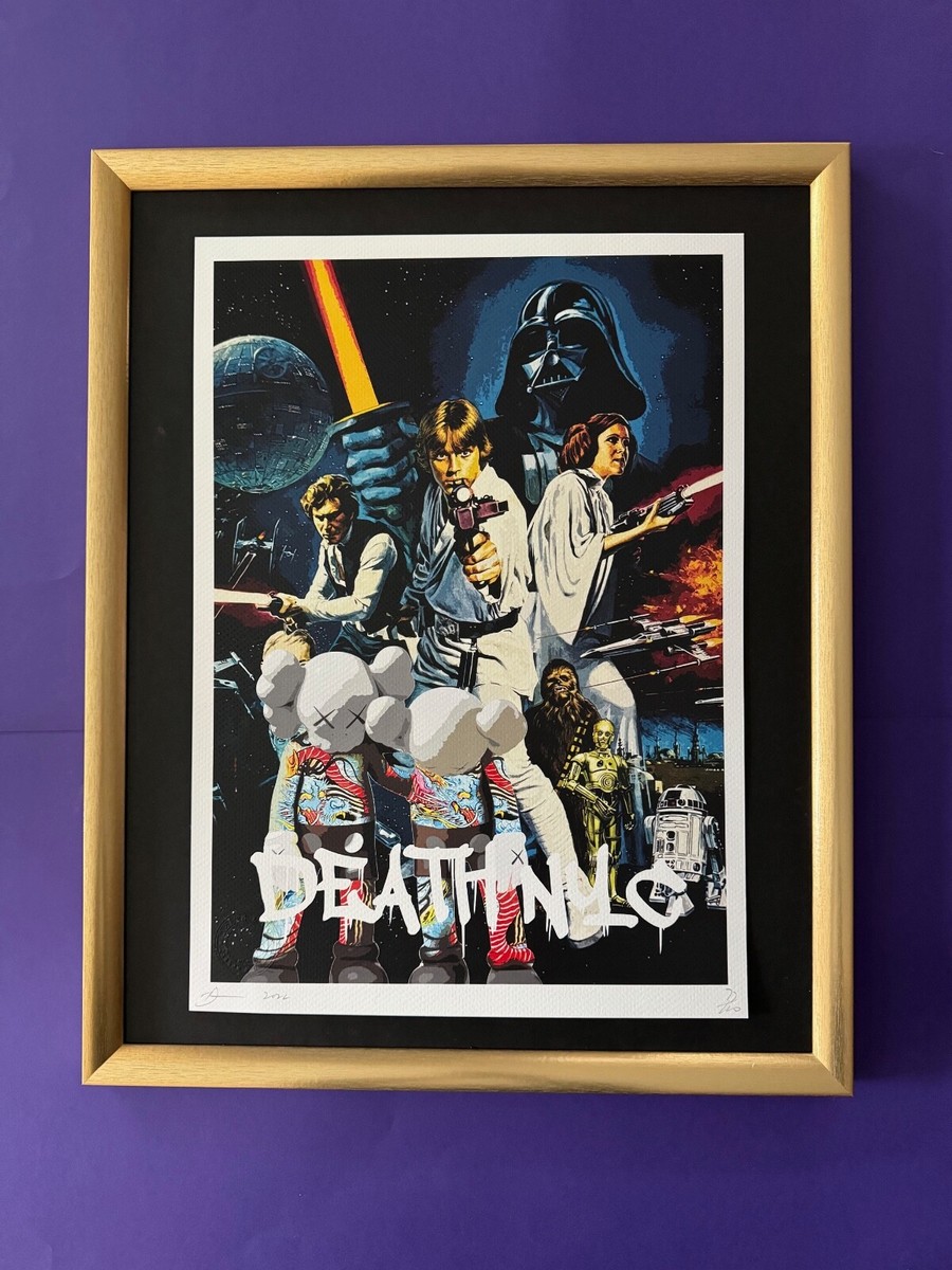 DEATH NYC Hand Signed LARGE Print Framed 16x20in COA STAR