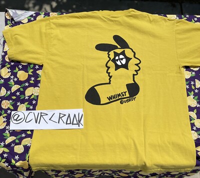 Wasted Youth Verdy x Union LA Whimsy Yellow Sock Tee | eBay