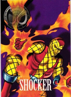 SHOCKER #18 BASE 1996 Marvel Vision Embossed Collectible Card