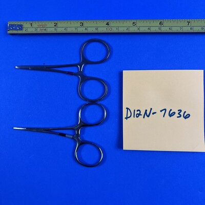 Jarit 320-615 Castaneda Suture Tag Forceps Smooth Jaws 3-31/4'' Plus 1 unbranded