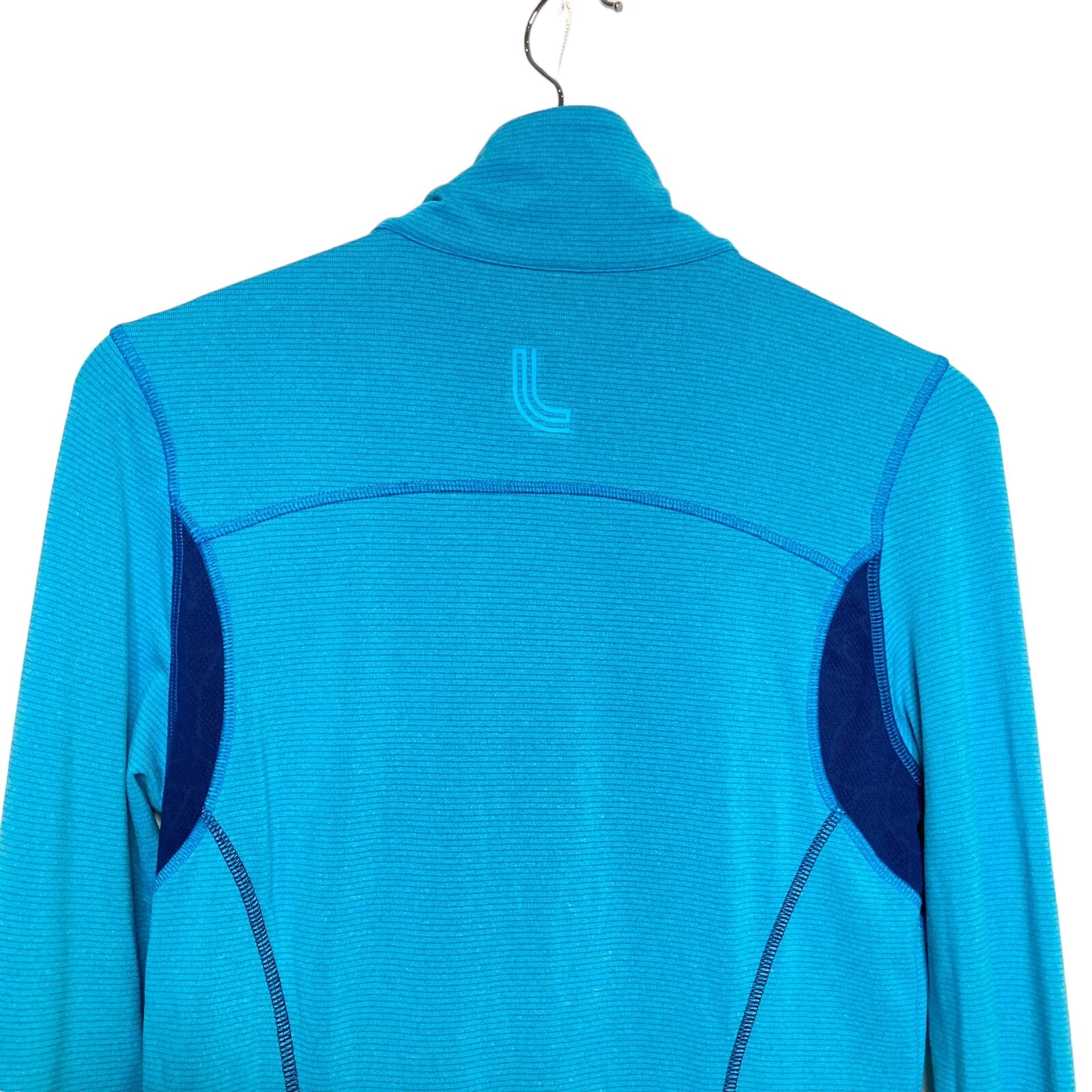 lole active slant 1/4 zip pullover wicking 4 way stretch sweatshirt