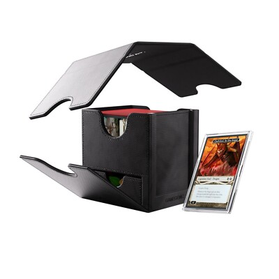 Gamegenic SIDEKICK PRO 100+ XL Convertible Deck Box- NEW Black