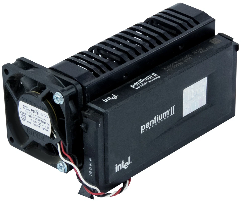 Intel Pentium II SLOT1 266MHz SL2HE+Cooler - Image 2 of 2