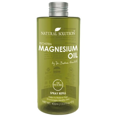 Natural Solution Pure Zechstein Magnesium Oil Spray Refill - 13.52 Oz ...CR5