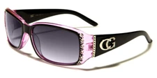 Sunglasses for Women Designer CG Eyewear Non Polarized Rhinestones Fashion