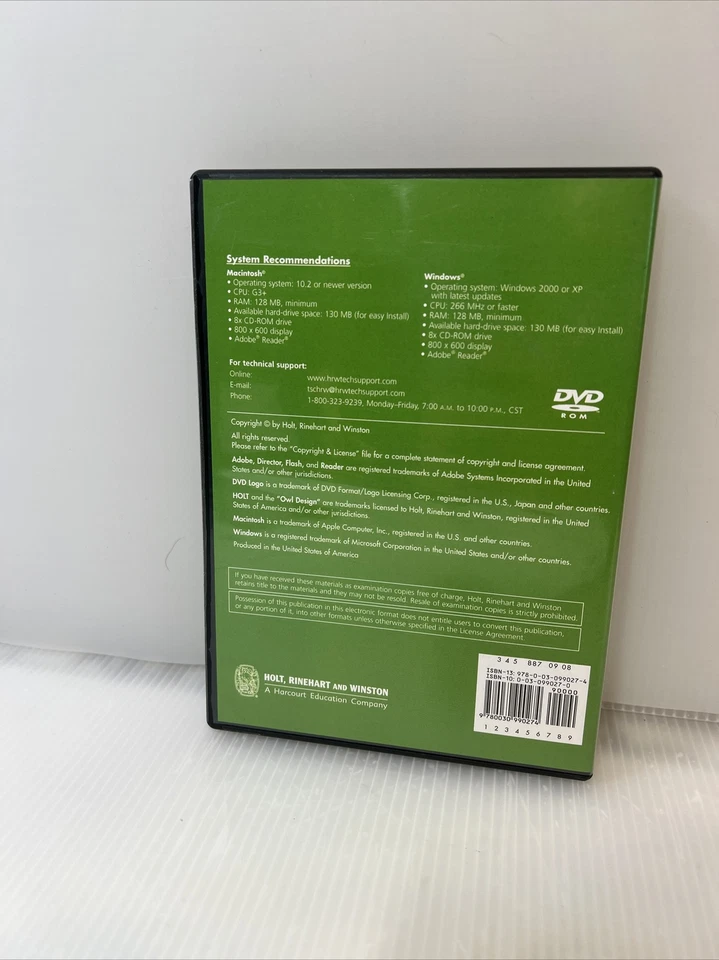 Holt Geometry: California Standards Virtual File Cabinet PC MAC DVD resources + - Image 2 of 4