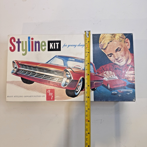 AMT/Ertl Styline Ford Galaxie 8120 Vtg 1996 1:25 Model Kit Unassembled Open Box - Picture 11 of 13
