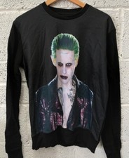 black Long Sleeve Joker suicide squad jumper size M Unisex