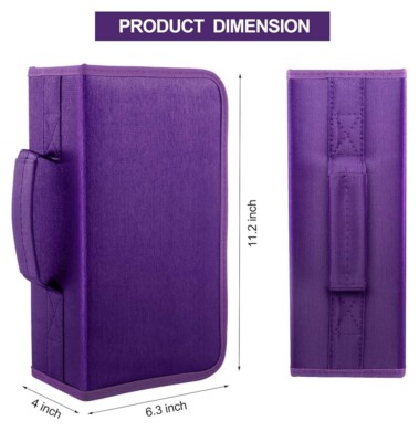 CD/DVD Case Holder 128 Capacity Media Wallet Storage Holder Booklet. Brand New