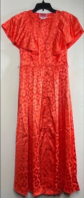 NWT Kate Spade Womens Dress Red 8 Floral Poppy Field Jacquard V-Neck Button
