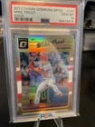 2017 Panini Donruss Optic Mike Trout Gold Prizm 4/10 PSA 10