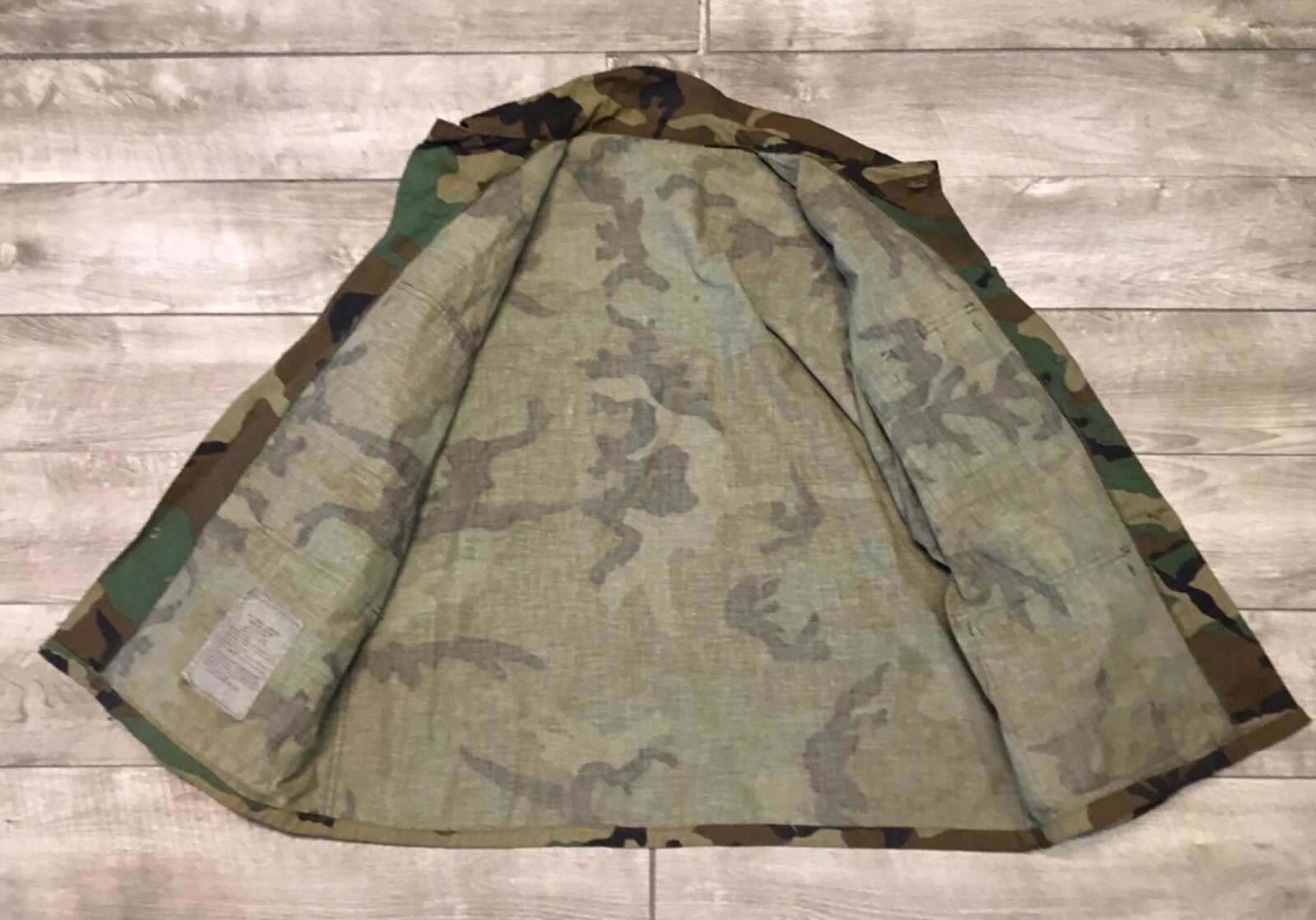  woodland uniform vtg camo jacket