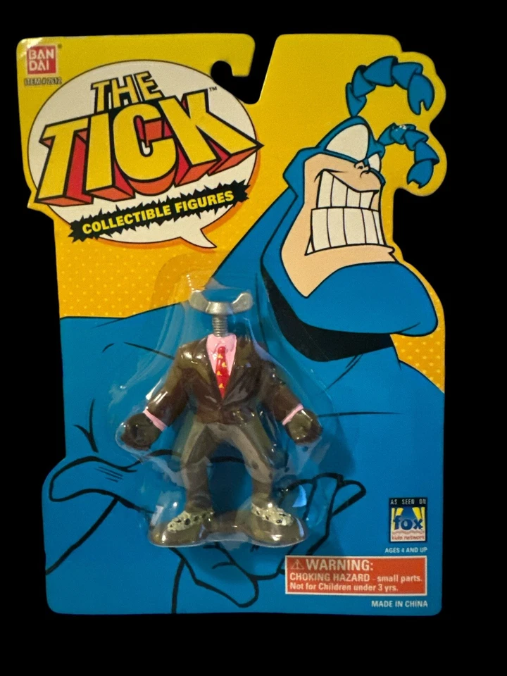 "NEW" The Tick Vintage 1994-1995 Bandai Collectible Miniature Figures Lot of (4) — 第 2/4 张图片