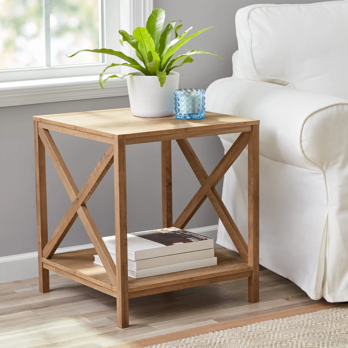 Farmhouse x end tables hotsell