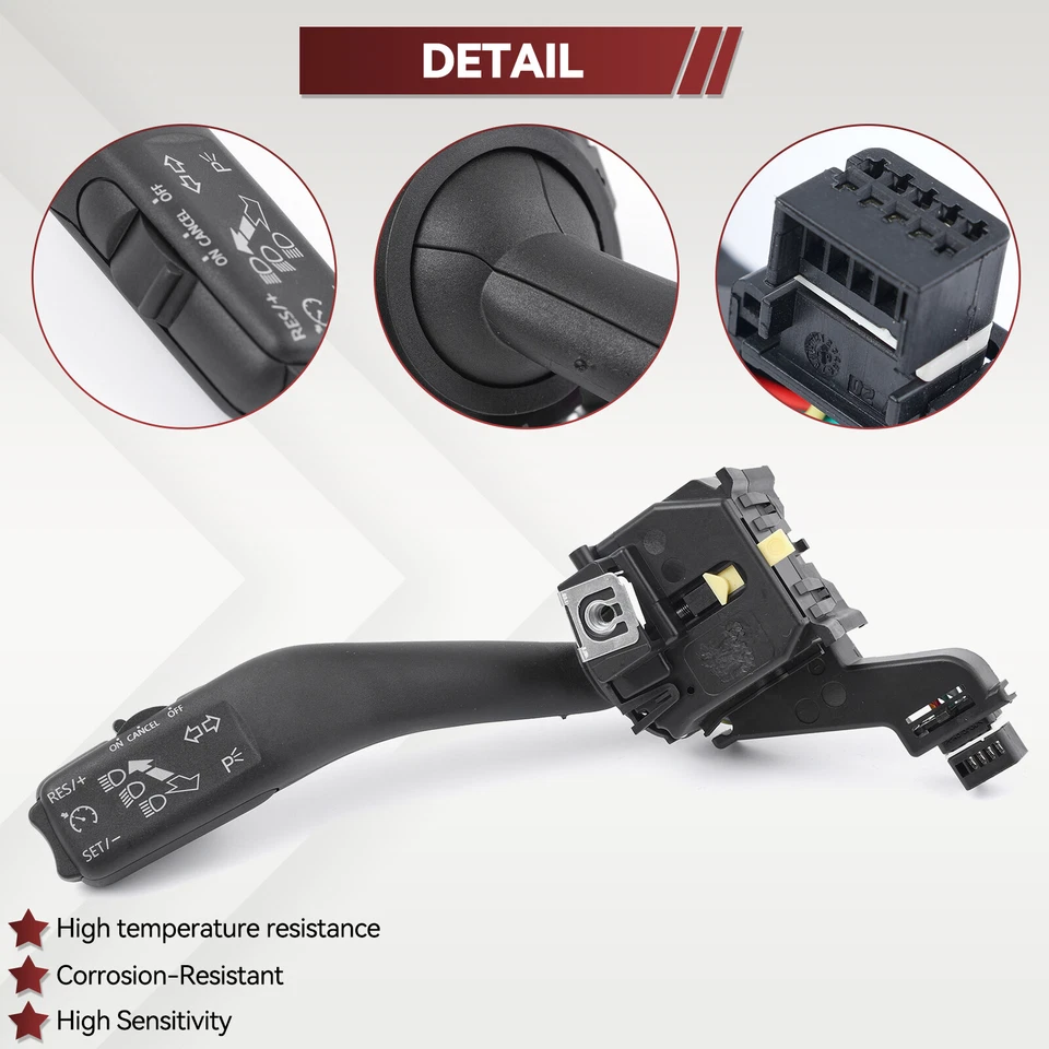 1K0953513G Indicator Cruise Control Stalk For VW Golf Mk5 Skoda Caddy Octavia - Image 4 of 4