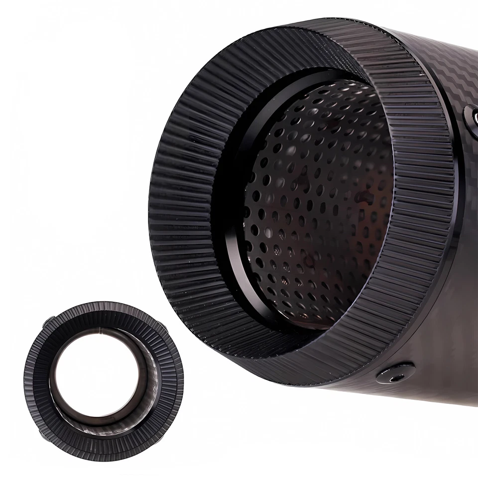 Universal 51mm Short Motorcycle Exhaust Muffler Tip Pipe For Kawasaki ATV Bike - Image 4 of 4