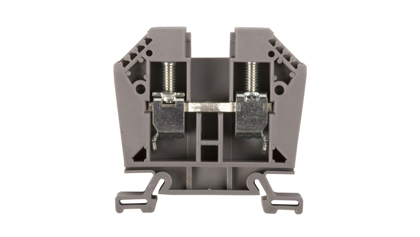 2-wire rail terminal block 16/25mm2 gray EURO 43403 /T2UK