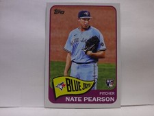 2021 Topps Nate Pearson #T65-48 1965 Redux RC Toronto Blue Jays Baseball Card