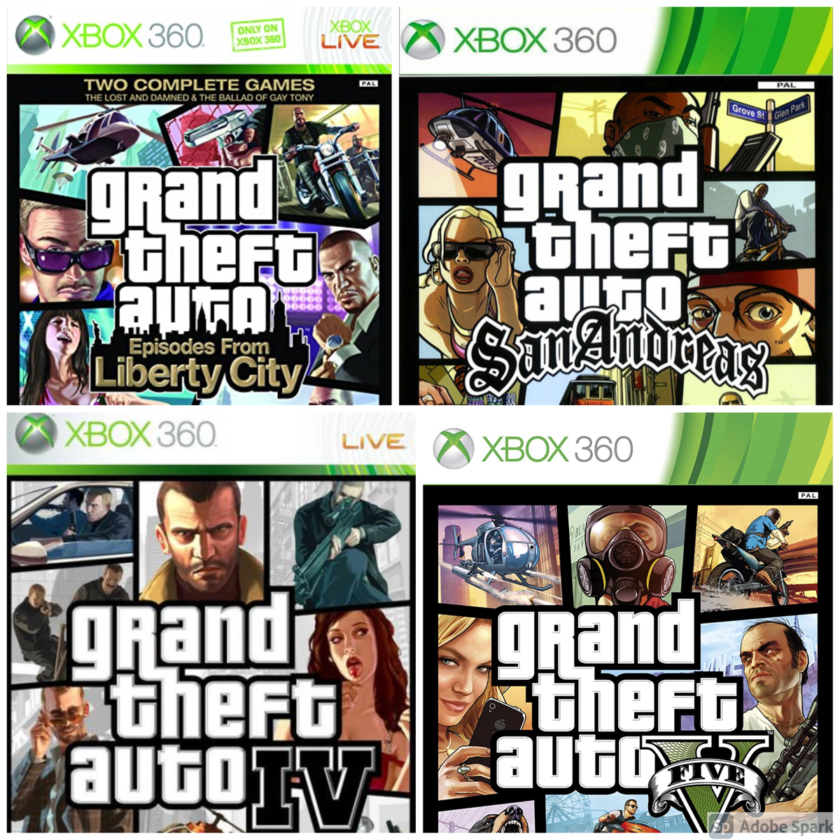 Grand Theft Auto Xbox 360 Retro Games Choose Your Game