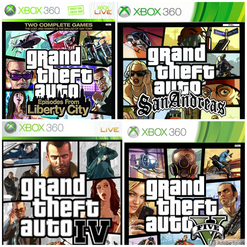 Grand Theft Auto Xbox 360 Juegos Retro - Elige Tu Juego - Colección Completa - Imagen 10 de 10