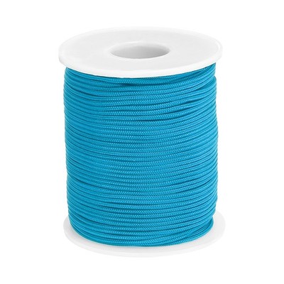 0.06 Inch x 55 Yards Nylon String Bracelet String Braided Nylon Lake Blue