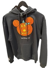 Disney World Parks Mickey Mouse Pumpkin Halloween Hoodie Sweatshirt Adult Size S
