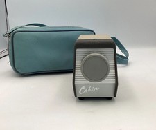 Vintage Sunlit Cabin 35mm Slide Projector + Original Case/carry Bag & Cable (WH)