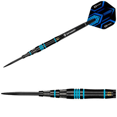 Datadart Phantom | Steeldarts 90% Tungsten | 22g | Schwarz/Blau | Dartpfeile Set