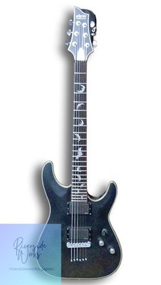 Schecter Damien Platinum-6 Discontinued Thru-Neck Model