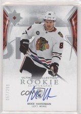 2021-22 Upper Deck Ultimate Collection Rookies 57/299 Mike Hardman #132 Auto 0cv
