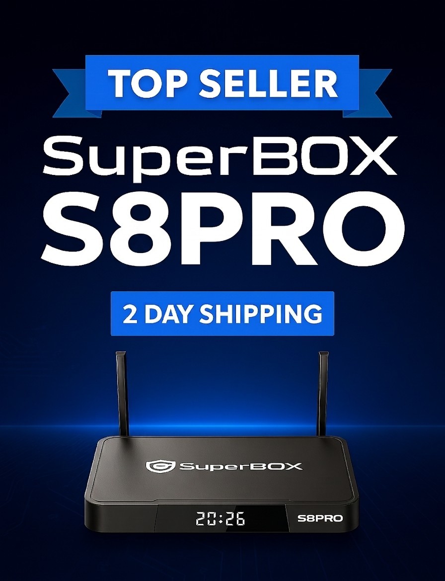 NEW 2027 SUPERBOX S8 PRO - Free USA - Same Day Shipping - Beat Anyone's Service