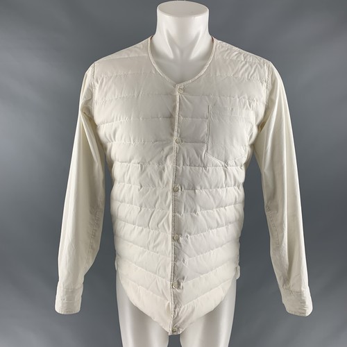 SASQUATCHfabrix Chest Size XL Size XL Off White Quilted Cotton Blend Jacket