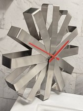 UMBRA wall clock by Michelle Ivankovic stainl...