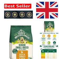 Natural Hypoallergenic Dog Food for Senior Small Breeds - 1.5 kg Turkey Flavor 11.99 per kilo