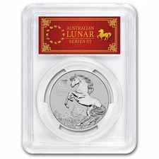 2026 AUS 1 oz Platinum Lunar Horse MS-70 PCGS (FS, Red Label)