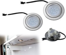 Range Hood Light Bulb - 2 Pcs Replacement LED Cooker Hood Bulbs, DC 12V Recessed