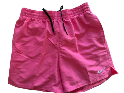 100% Orig. Nike Volley 5'' Swim Essential Badehose Schwimm Short Pink Gr. M NEU