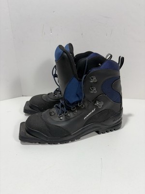 KARHU CONVERT Backcountry Cross-Country 75mm Ski Boots Men's 9.5 M Black Blue