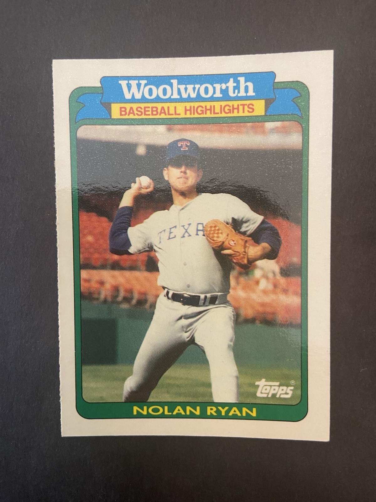 1990 Topps Woolworth Baseball Highlights - Nolan Ryan #20