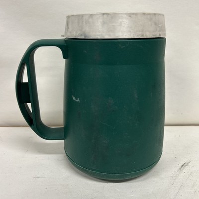 Vintage Thermos Coffee Cup Travel Mug Green USA | eBay